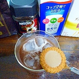 アイス♡コーヒービスケット入♡カフェモカ酒